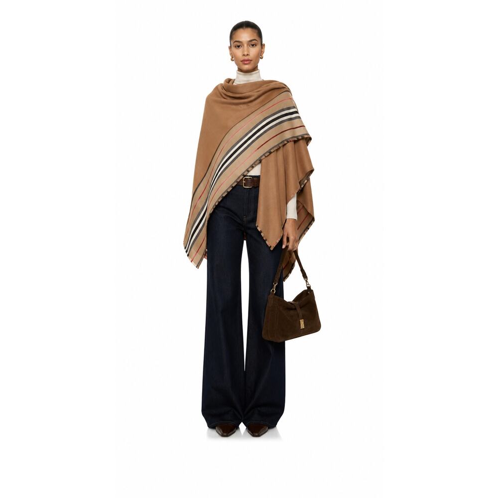 Burberry wool REVERSABLE cape